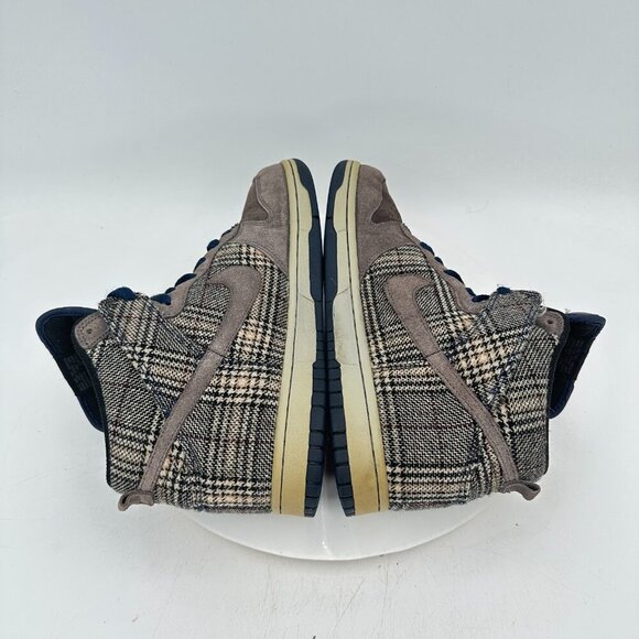 Nike Dunk High Men Size 8.5 306968-003 Premium Tweed Pack Grey Training Shoes - Picture 6 of 11